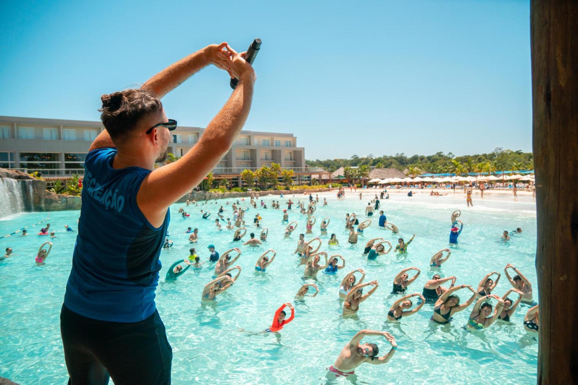 Mabu Thermas Grand Resort Foz do Iguaçu Dış mekan fotoğraf Aqua Zumba at Atlantis Paradise Island